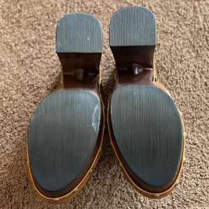 High healed (square) closetoed shoes never worn